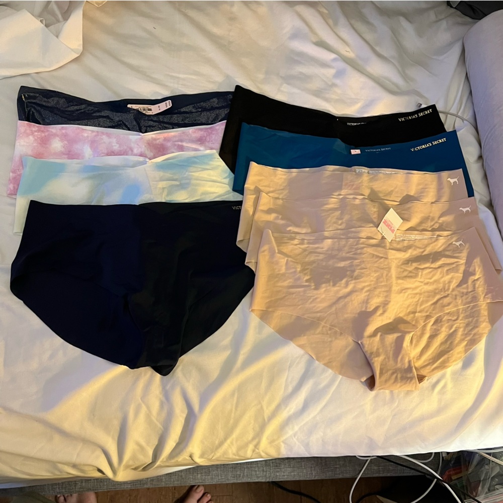 NWT Victoria’s Secret Lot of 9 No-Line Panties